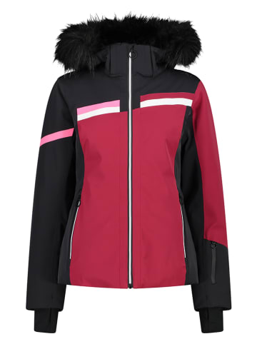 CMP Ski-/ Snowboardjacke in Rot/ Schwarz