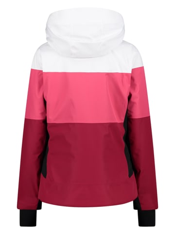 CMP Ski-/snowboardjas wit/roze/rood