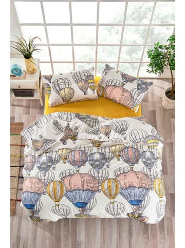 Colourful Cotton Beddengoedset "Cappadocia" wit/meerkleurig