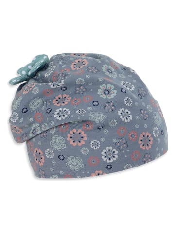 Sterntaler Beanie "Blume" in Blau