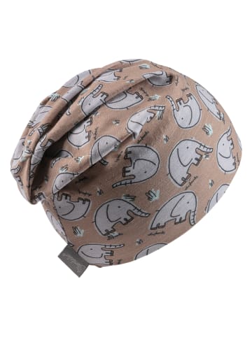 Sterntaler Czapka-beanie w kolorze beżowym