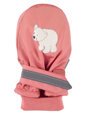 Sterntaler Funktionsfäustlinge "Eisbär" in Rosa