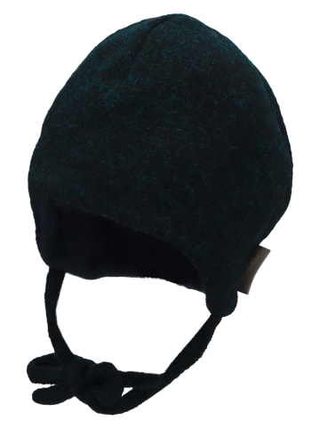 Sterntaler Woll-Bindemütze in Schwarz