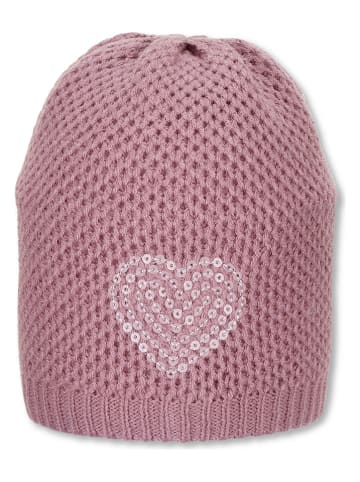 Sterntaler Mütze in Rosa