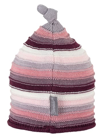 Sterntaler Mütze in Lila/ Rosa/ Creme
