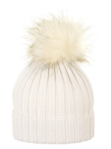 Sterntaler Bommelmütze in Creme