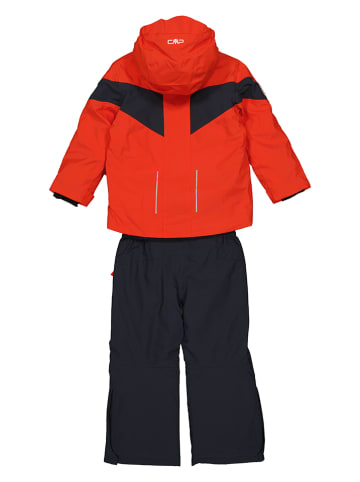 CMP Sneeuwoutfit rood/donkerblauw