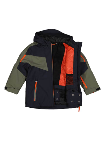 CMP Outdoorjacke in Schwarz/ Oliv