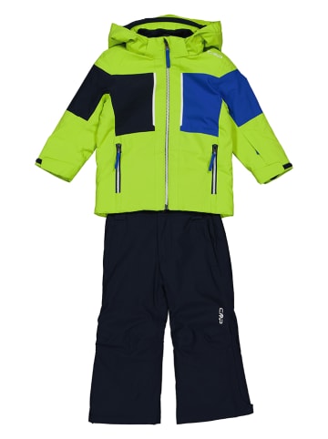 CMP Sneeuwoutfit groen/zwart