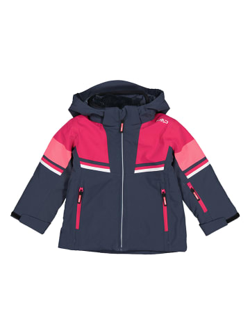 CMP Outdoorjacke in Dunkelblau/ Pink