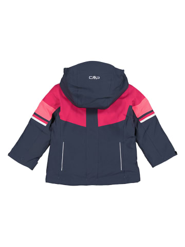 CMP Outdoorjacke in Dunkelblau/ Pink