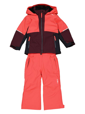 CMP Schnee-Outfit in Aubergine/ Rot