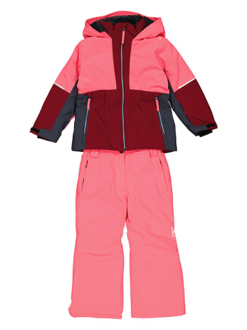 CMP Sneeuwoutfit lichtroze/rood