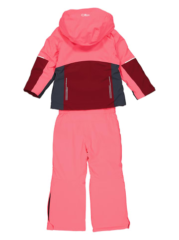CMP Sneeuwoutfit lichtroze/rood