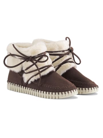 Ilse Jacobsen Boots in Braun/ Creme