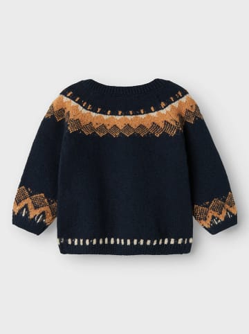 name it Vest "Monor" zwart/lichtbruin