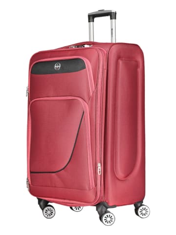 Geographical Norway 3-delige softcase-trolleyset "Show" rood