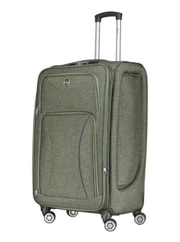 Geographical Norway 3-delige softcase-trolleyset "Sight" kaki
