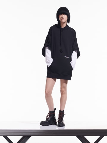 Karl Lagerfeld Sweatkleid in Schwarz