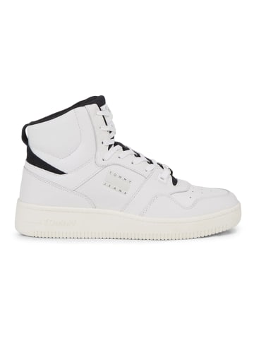 CALVIN KLEIN JEANS Leder-Sneakers in Creme