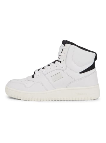 CALVIN KLEIN JEANS Leder-Sneakers in Creme