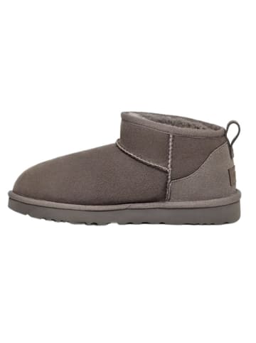 UGG Skórzane botki "Classic Ultra MIni" w kolorze lawendowym