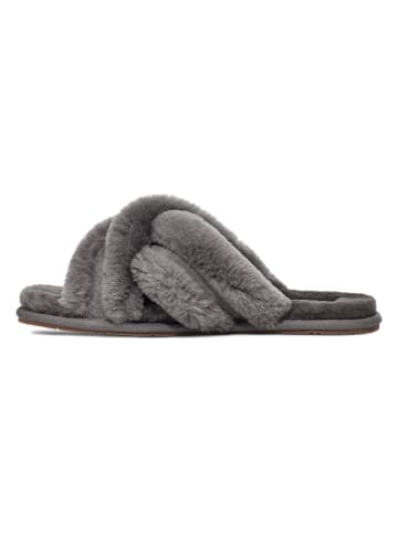 UGG Lammfell-Hausschuhe "Scuffita" in Grau