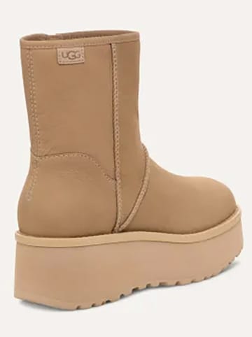 UGG Leren boots "Cityfunc Mid" beige