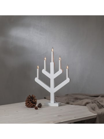 STAR Trading Fensterleuchter "Vinga" in Weiß - (B)32 x (H)50 cm