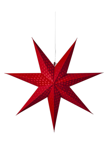 STAR Trading Gwiazda papierowa "Cloud" w kolorze czerwonym - Ø 60 cm