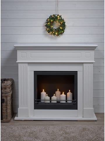STAR Trading Wieniec LED "Holly" w kolorze zielonym - Ø 30 cm