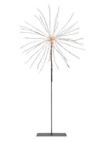 STAR Trading Gwiazda stojąca 3D LED "Firework" w kolorze srebrnym - wys. 50 cm