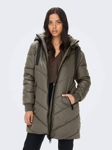 JDY Steppmantel in Khaki