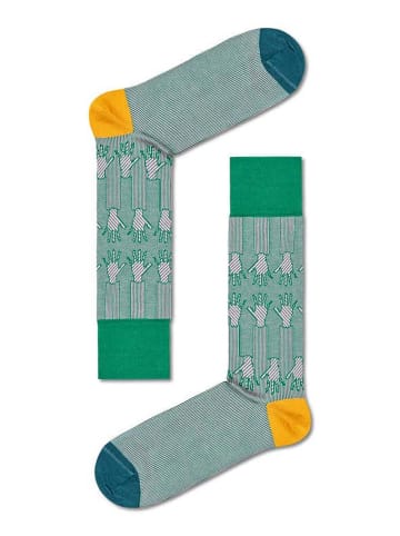 Happy Socks Sokken groen/blauw