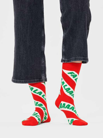 Happy Socks Skarpety w kolorze czerwonym