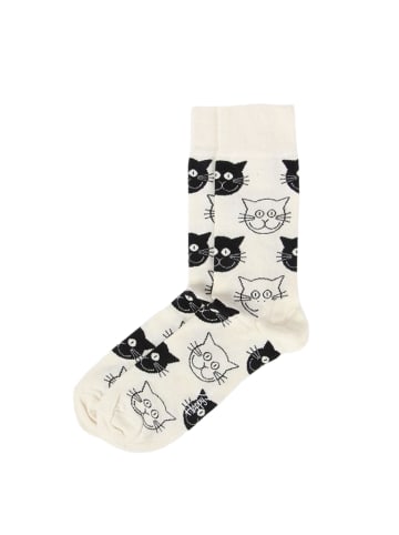 Happy Socks Skarpety w kolorze kremowym