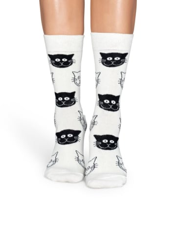 Happy Socks Sokken crème