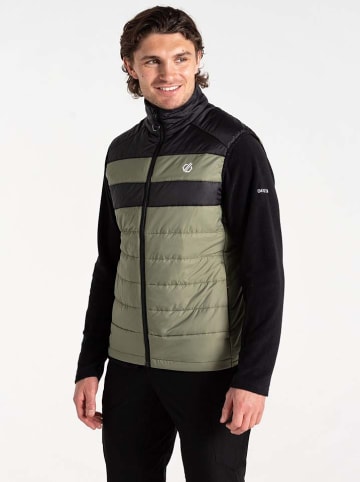 Dare 2b Doorgestikte bodywarmer "TouringII" kaki/zwart