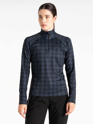 Dare 2b Functionele longsleeve "Divulge Core Stretch" donkerblauw/zwart