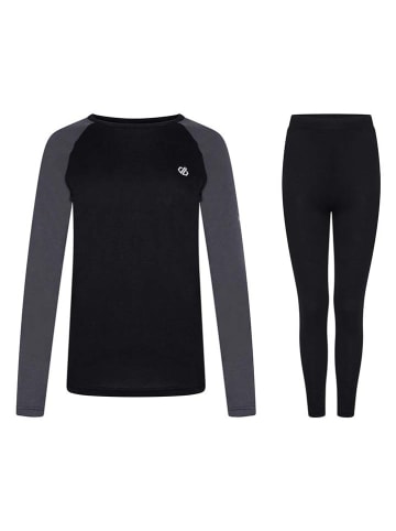 Dare 2b 2tlg. Funktionswäsche-Set "Exchange IIII" in Schwarz/ Grau