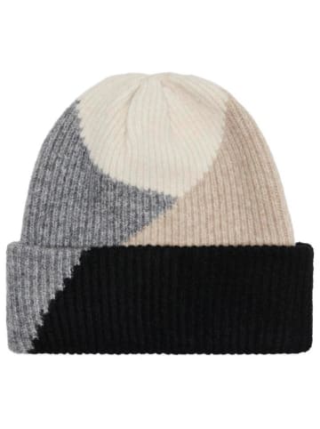 ONLY Beanie zwart/grijs/beige