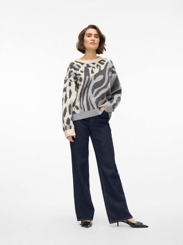 Vero Moda Trui grijs/crème