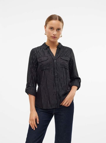 Vero Moda Bluzka w kolorze srebrno-czarnym