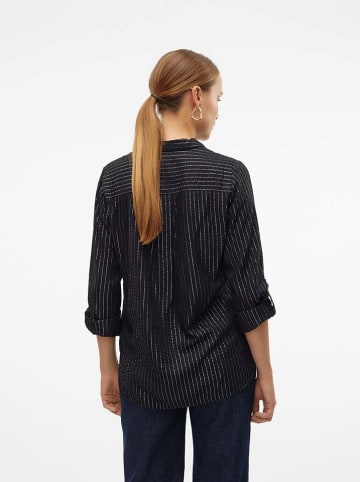 Vero Moda Bluse in Schwarz/ Silber