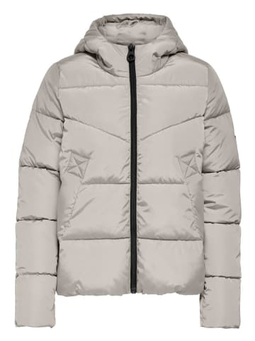 ONLY Winterjacke in Hellgrau