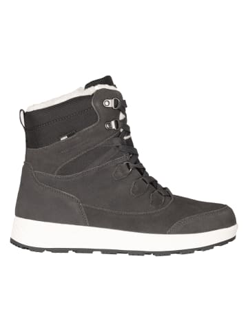 Westfjord Leder-Winterboots "Eldfjall" in Grau