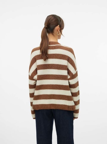 Vero Moda Vest bruin/crème