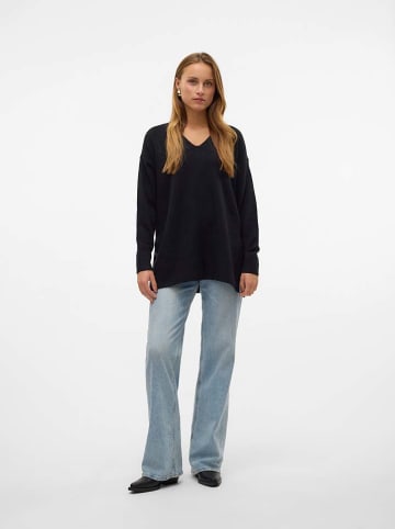 Vero Moda Sweter "Filuca" w kolorze czarnym