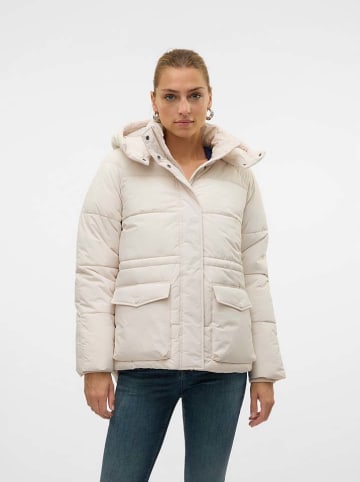 Vero Moda Kurtka zimowa w kolorze kremowym