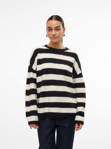 Vero Moda Pullover in Schwarz/ Weiß